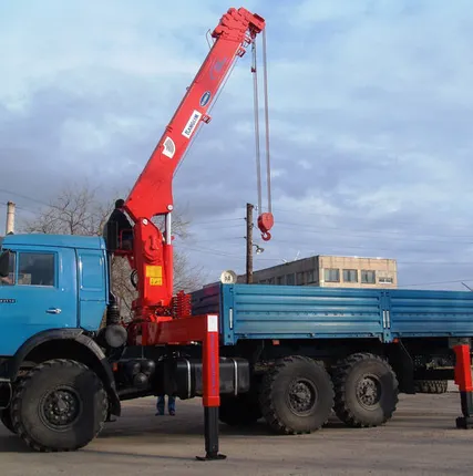 Фото №0 Аренда кран-борта КАМАЗ 6х6