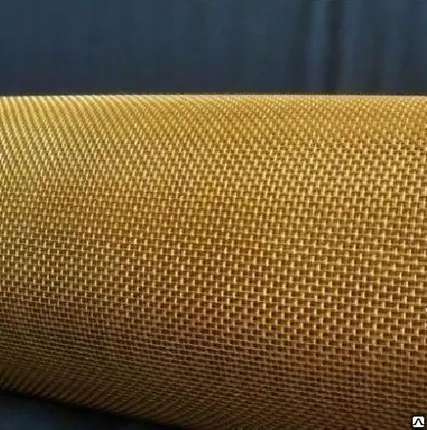 Фото №0 Сетка латунная ГОСТ 6613-86 полутомпаковая ячейка 0,18мм d=0,12мм