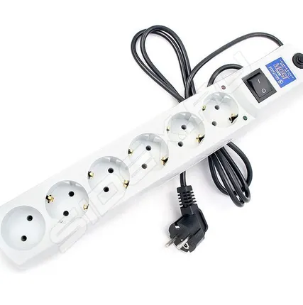 Фото №0 Сетевой фильтр MOST HV6 (защ. от повыш. напр.) (5 +1), 2 метра