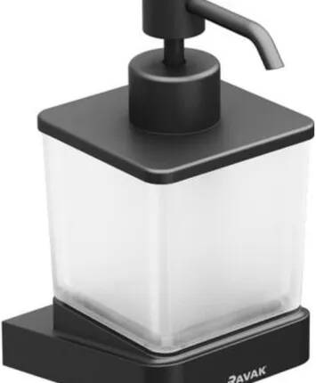 Фото №0 Дозатор для жидкого мыла Ravak 10° чёрный матовый X07P559