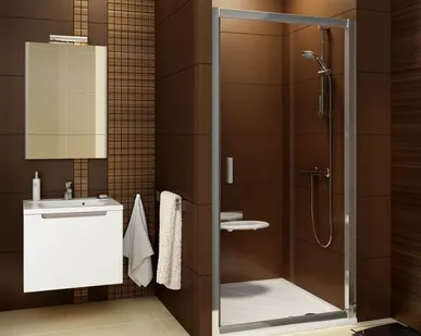 фото Душевая раздвижная дверь Ravak Blix BLDP2 100 блестящий Transparent 0PVA0C0