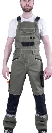 Фото №0 Полукомбинезон КОРПОРАЦИЯ летний, хаки-черный