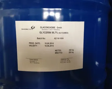 фото Глицерин USP бочки.