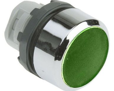 фото Кнопка MP1-20G зеленая без подсветки без фиксации низкая ABB