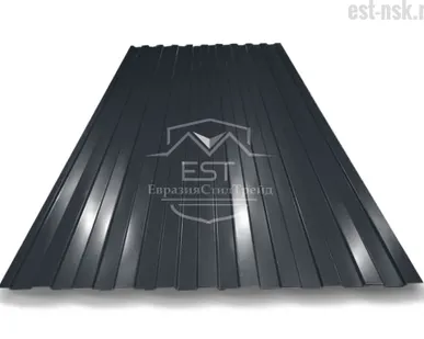 фото Профнастил C-8х1150 Pe 0.4 | RAL 7024 Серый графит