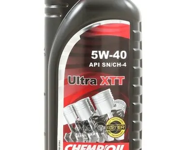фото CHEMPIOIL 5W-40 Ultra Xtt Sn/Cf(Ch-4), A3/B4, 1Л (Синт. Мотор. Масло)