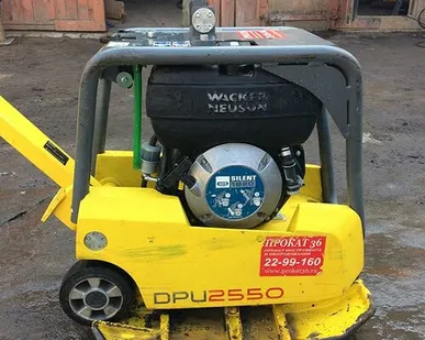 фото Аренда виброплиты дизельной реверсивной.