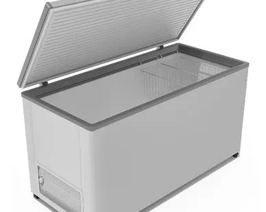 фото Ларь морозильный F 500 S белый глухая крышка
