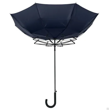 Фото №0 Зонт-трость Unit Wind, синий