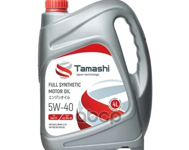 фото Tamashi 5W40T054 TAMASHI Масло 4л. 5W-40 A3/B4-16