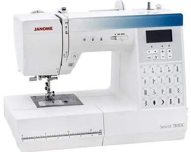 фото Швейная машина Janome Sewist 780DC, белый