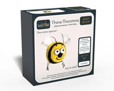 фото "Woolla" WT-0119 "Пчела Пчелетта" набор для валяния .
