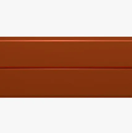 Фото №0 Сайдинг Фасадная панель «Софит» Premium, 0.5 мм RAL 2004, Оранжевый