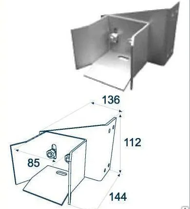 Фото №0 Ловитель нижний для балки 71х60х3,5