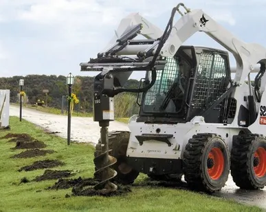 фото Аренда ямобура Bobcat