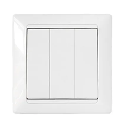 Фото №0 СВЕТОПРИБОР Выключатель 3 клав. СУ белый 10А 250В С05 10-805 Р СВЕТОПРИБОР