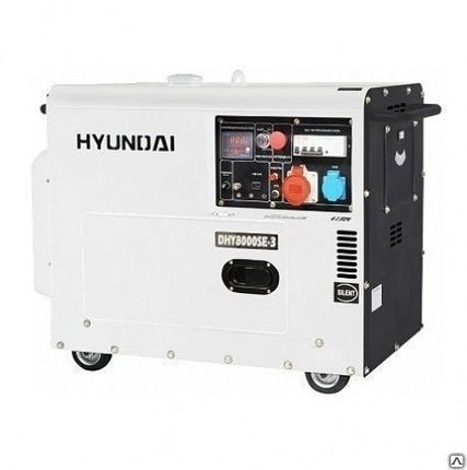 Фото №0 Дизельный генератор Hyundai DHY 8000SE-3