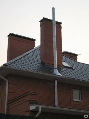 Фото №0 Установка дымохода