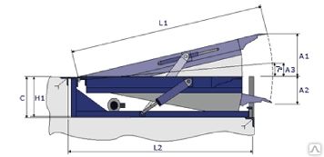 фото Механическая уравнительная платформа 2500х2000
