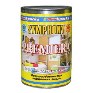 Фото №0 PREMIERA, полуглянцевая, влагостойкая, эмаль с эффектом пластика (База C), 0,9 литра