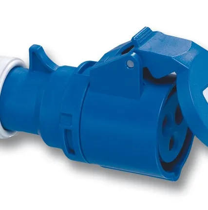 Фото №0 Розетка переносная силовая 16A, 2P+E, 230V, IP44 213-6 PCE