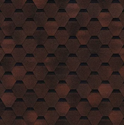 Фото №0 ТЕХНОНИКОЛЬ SHINGLAS гибкая черепица ОПТИМА СОНАТА коричневый (3,0м2/уп.)