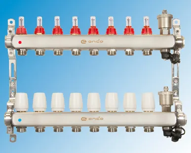 фото Коллекторная группа ONDO MFS 4-12 RR, D=1&quot;, 8 выходов 3/4&quot;