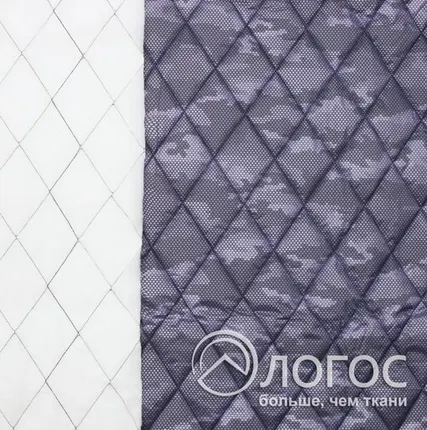 Фото №0 Ткань плащевая стежка набив с синт RH 27/156 142 см, т.синий