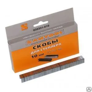 фото Скобы 10мм 1000шт SANTOOL