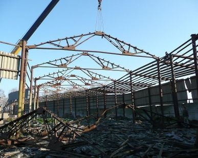 фото Демонтаж металлоконструкций