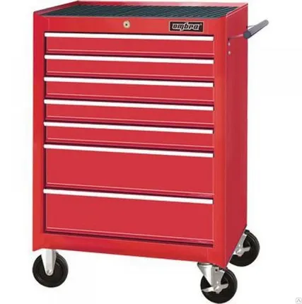 Фото №0 OTT47R Тележка инструментальная 7-ми полочная (красная)