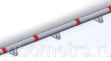 фото Колесоотбойник металлический КМ-2000Х130/76Х3 на ножках