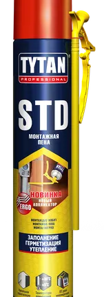Фото №0 Пена монтажная профессиональная всесезонная Tytan Professional GUN 750мл 64118/65016