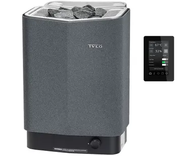 фото Печь для бани TYLO SENSE COMBI ELITE 6 (серая, с пультом Elite, с парогенератором, арт. 61001576)