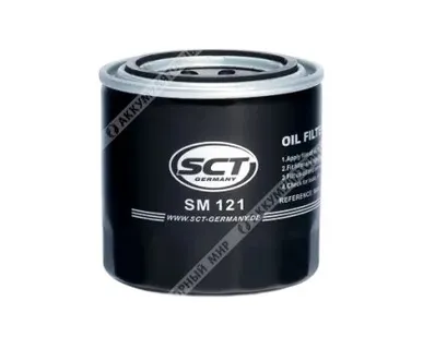 фото Фильтр масляный SCT SM121 (W811/80, GB-1156, LC-331) HYUNDAI / KIA