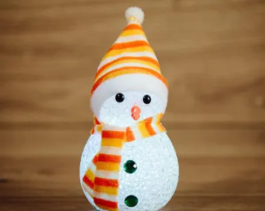 фото Фигура светодиодная "Снеговик" 17см RGB Neon-Night 513-018