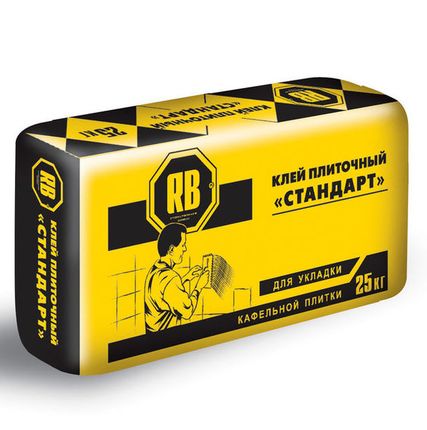 Фото №0 Клей плиточный RB Стандарт 25кг (1/50)