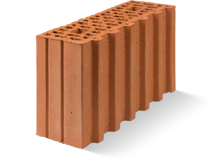 Фото №0 Славянский кирпич Блок керамический POROMAX - 380-1/2-D