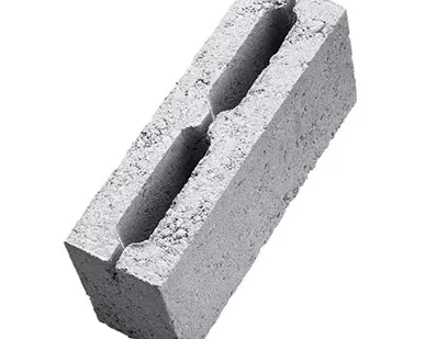 фото Блок керамзитобетонный 2-х пустотный перегородочный 390*190*90