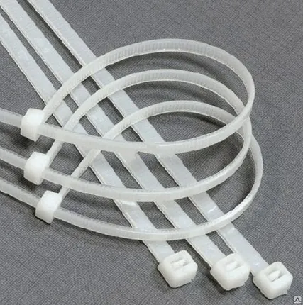 Фото №0 Хомут нейлоновый TUNDRA basic для стяжки 2.5 х 150 мм, белый