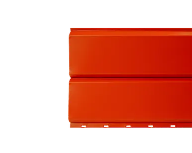 фото Сайдинг Кровля Сервис Брусnika Транспортный красный 0,45 мм Полиэстер