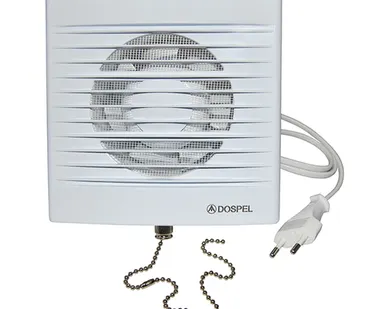 фото Осевой вытяжной вентилятор STYL 120 WP с шнурковым выключателем Dospel