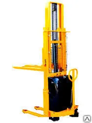 фото Штабелер гидравлический с электроприводом подъёма