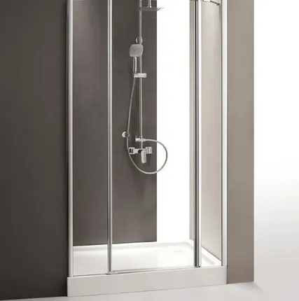 Фото №0 Душевая дверь распашная Cezares Triumph 140 см текстурное стекло TRIUMPH-B-