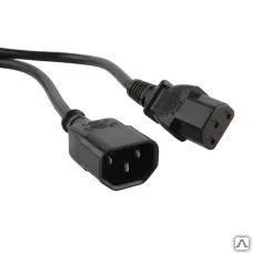 Фото №0 Кабель питания IEC 320 C13 - IEC 320 C14, 1.5 м