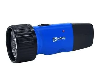фото Фонарь аккумуляторный ручной MLA 01-C 5LED 120лм 6ч 2 реж. з/у 230В син. IN HOME 4690612031743