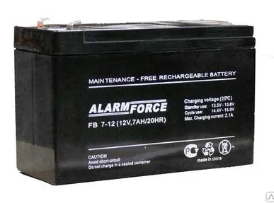 фото Аккумуляторная батарея/аккумулятор ALARM FORCE FB 7-12