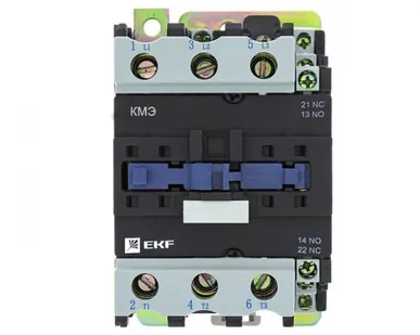 фото Контактор КМЭ малогабаритный 50А 400В 1NO 1NC EKF Basic