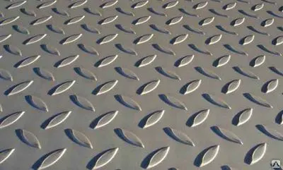 Фото №0 Лист нержавеющей стали рифленый чечевица