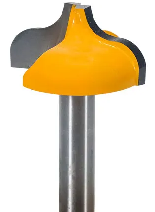 Фото №0 Фреза пазовая фасонная (Ø31.3х16 мм; R 6.35 мм; хвостовик 8 мм) по дереву Энкор (9278)